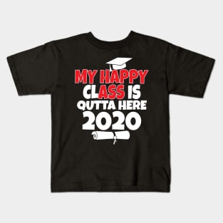 My Happy Class Is Outta Here 2020 Kids T-Shirt